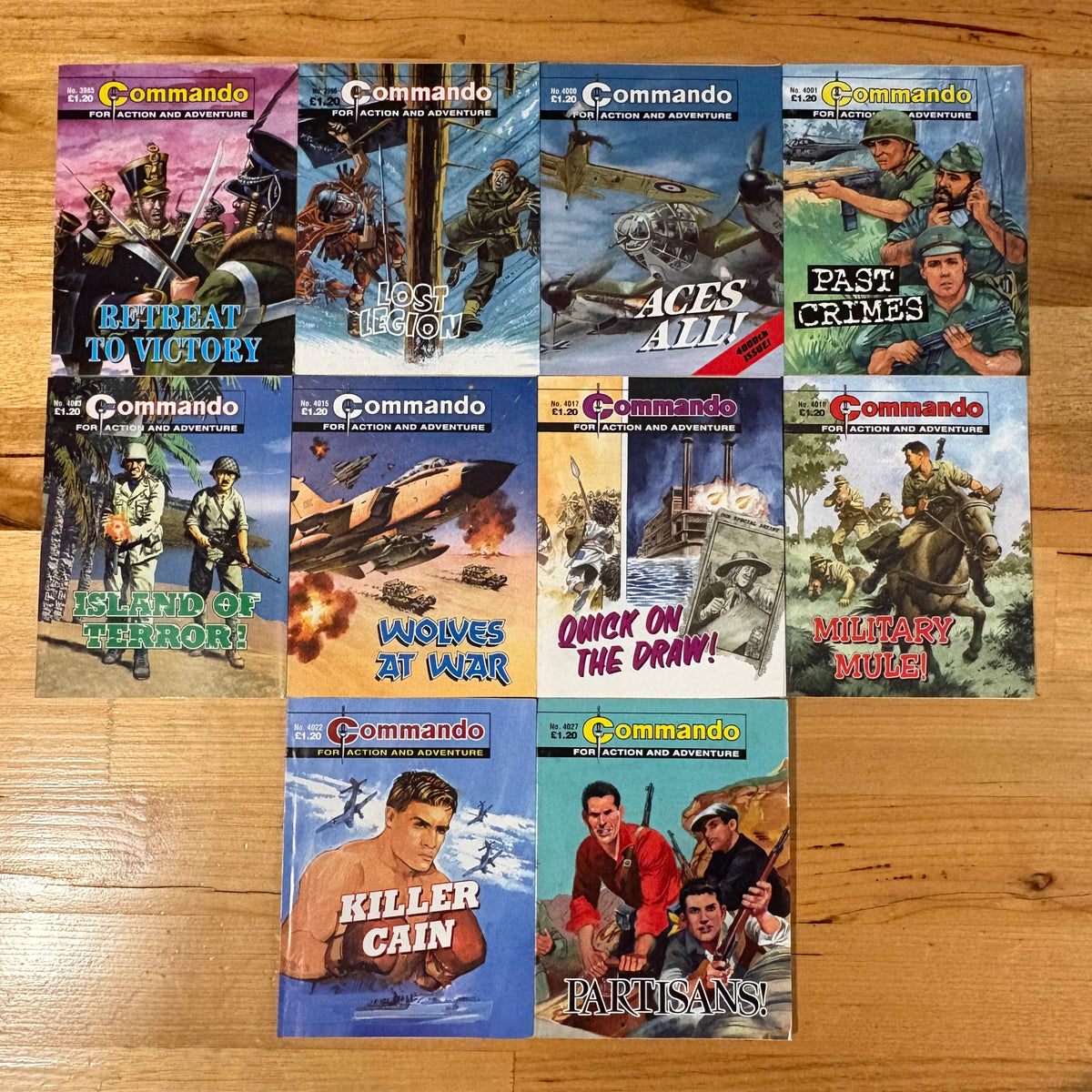 Commando War Comics x 10 Bundle Printed 2007 DC Thomson 144