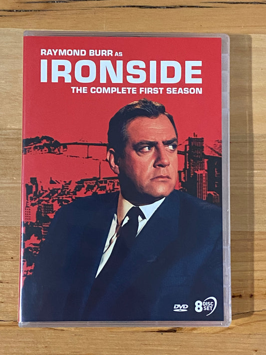 Ironside Complete First Season DVD Raymond Burr 7-Disc PAL 4 VGC