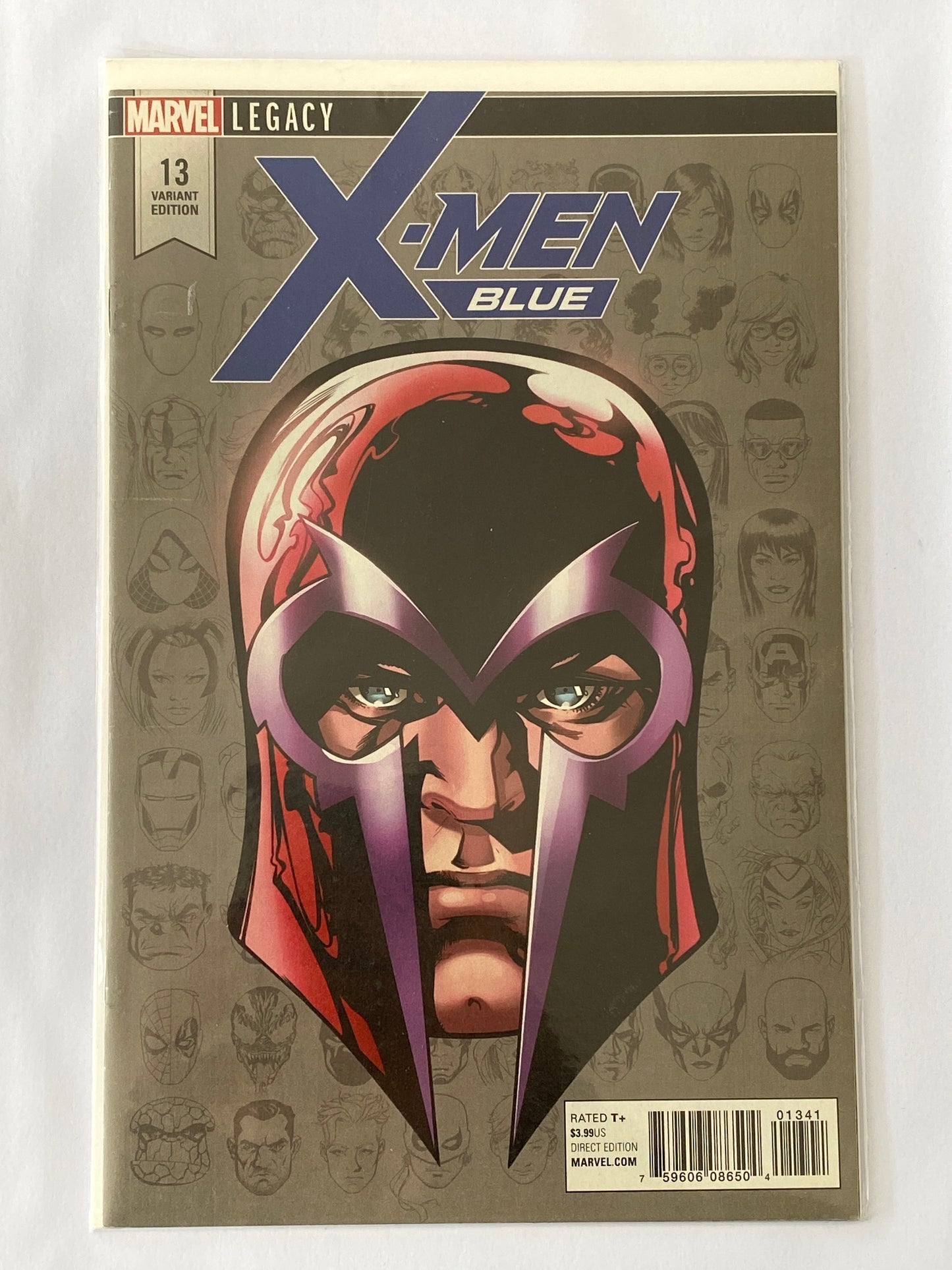 X-MEN BLUE (2017) #13 MCKONE HEADSHOT VARIANT