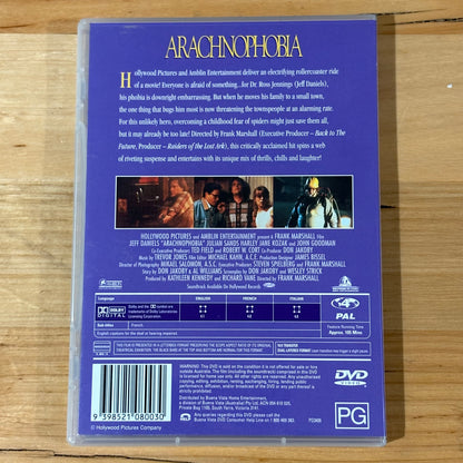 Arachnophobia DVD Cult Horror Movie Jeff Daniels PAL 4 VGC