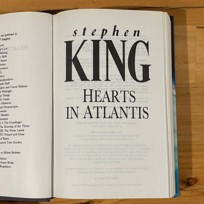 Hearts In Atlantis by Stephen King Hardcover 1999 GD