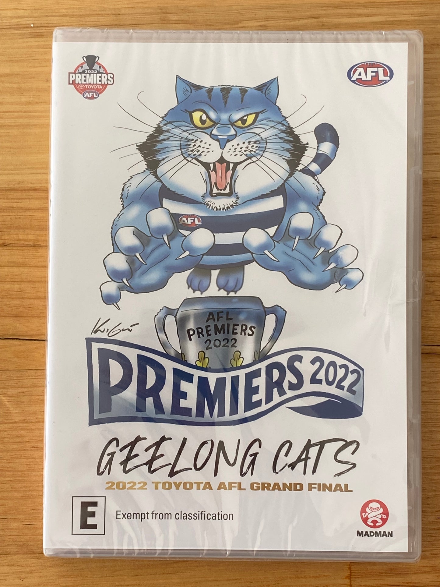 Premiers 2022 Geelong Cats DVD AFL PAL 4 New Sealed