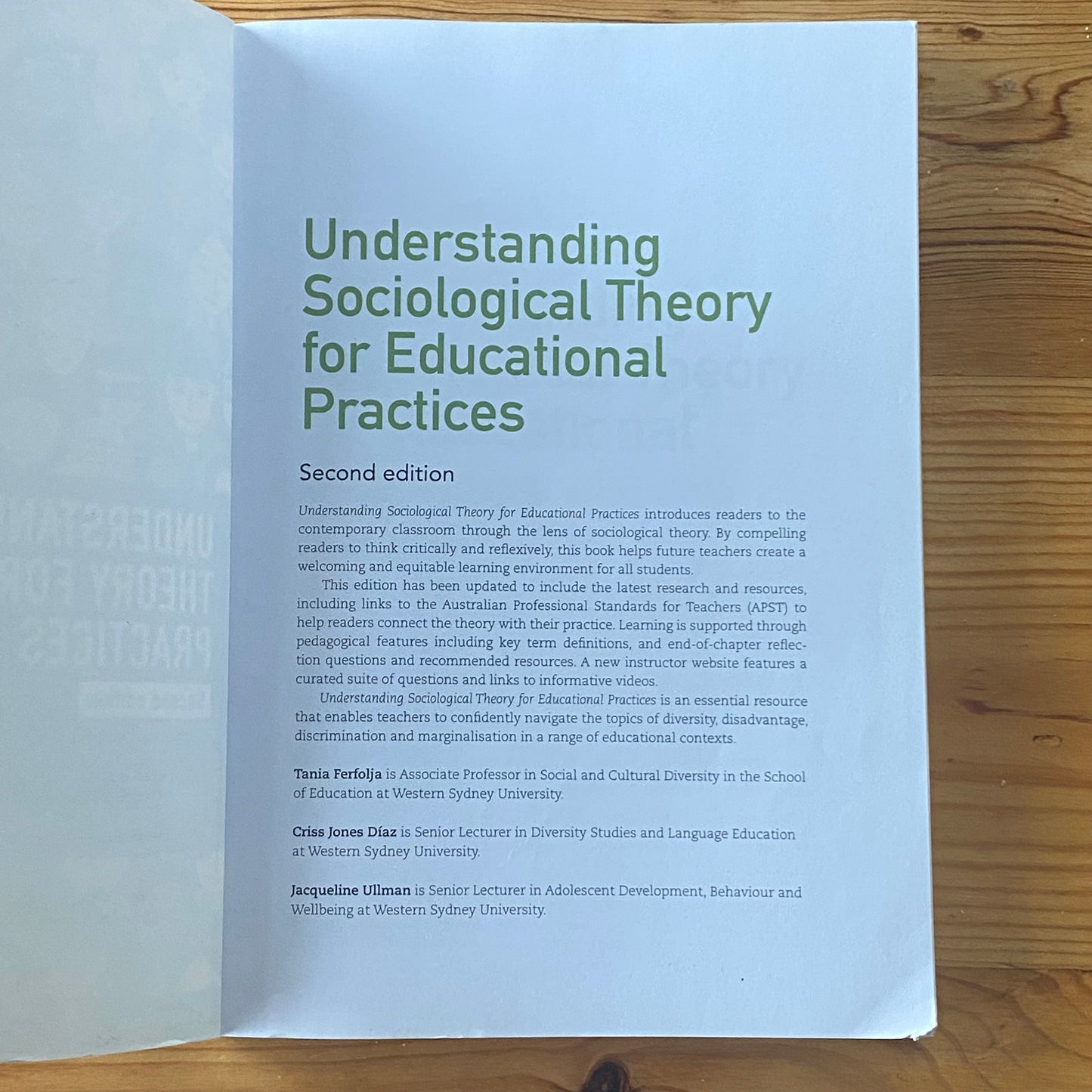 Understanding Sociological Theory For Educational Practices Second Edition Paperback GD