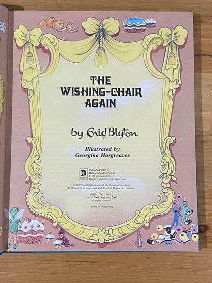 Enid Blyton The Wishing Chair Again Classics Series Illustrated Hardcover 2001 GD