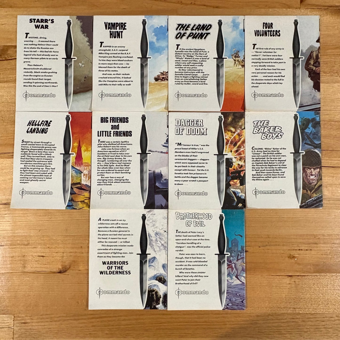 Commando War Comics 2551-2460 Complete Set Published 1992 DC Thomson GD