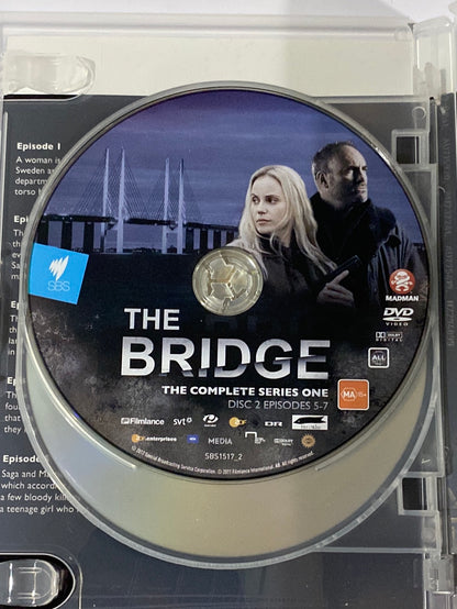 The Bridge Complete Series One & Two DVD Swedish/Danish Crime Thriller PAL 4 VGC