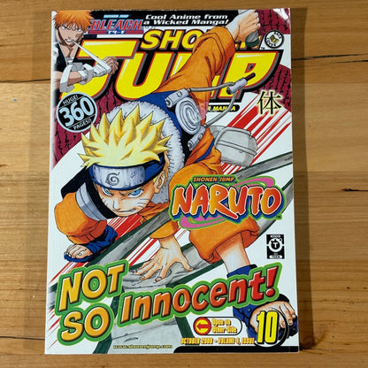 Shonen Jump Magazine Vol 4 Issue 10 2006 Paperback 360 Pages GD