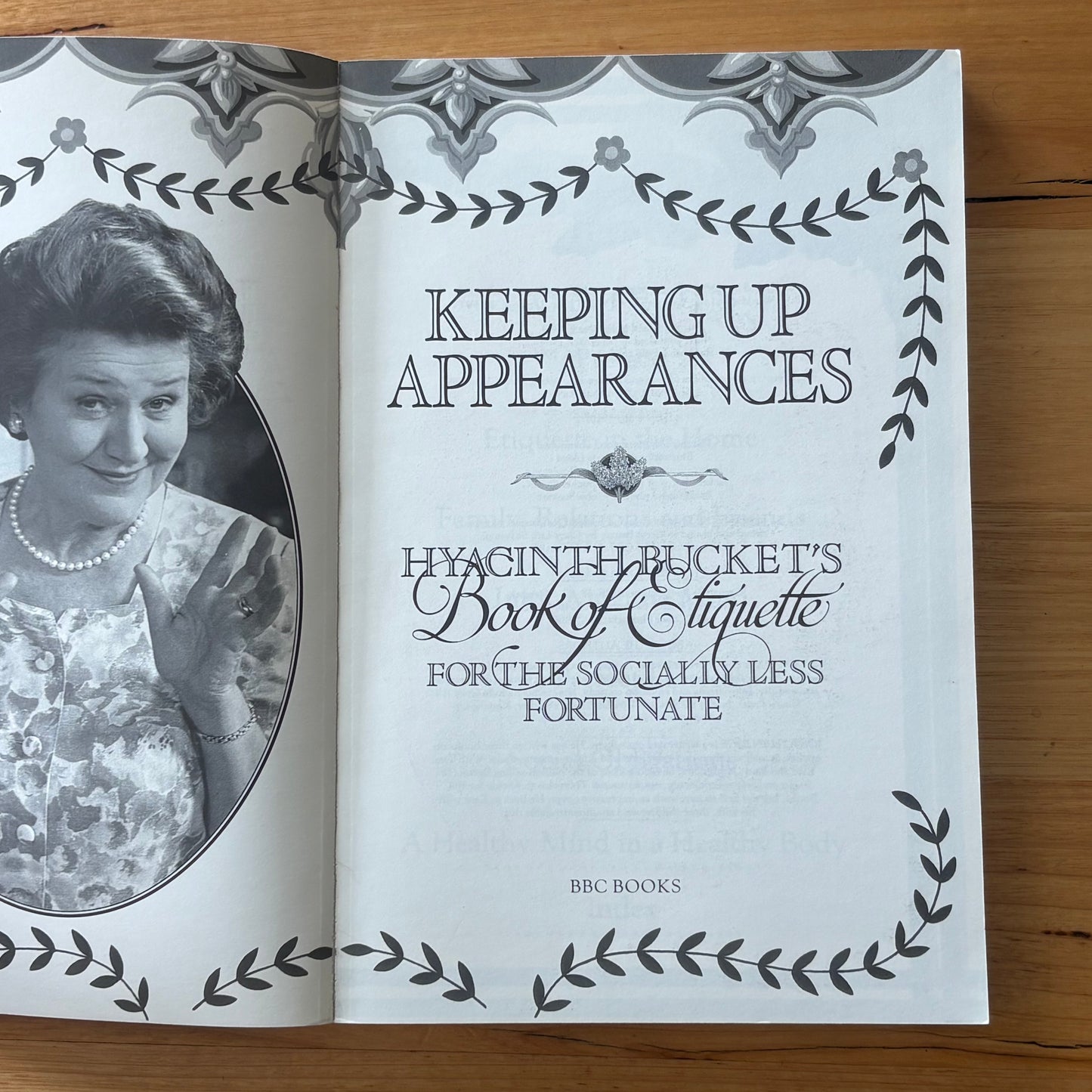 Keeping Up Appearances Hyacinth Bucket 2 x Book Bundle BBC GD
