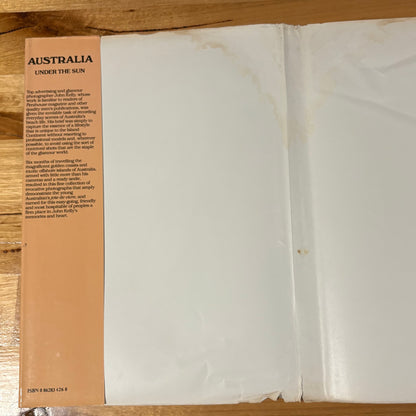 Australia Under The Sun by John Kelly Vintage Glamour Photography Hardcover 1986