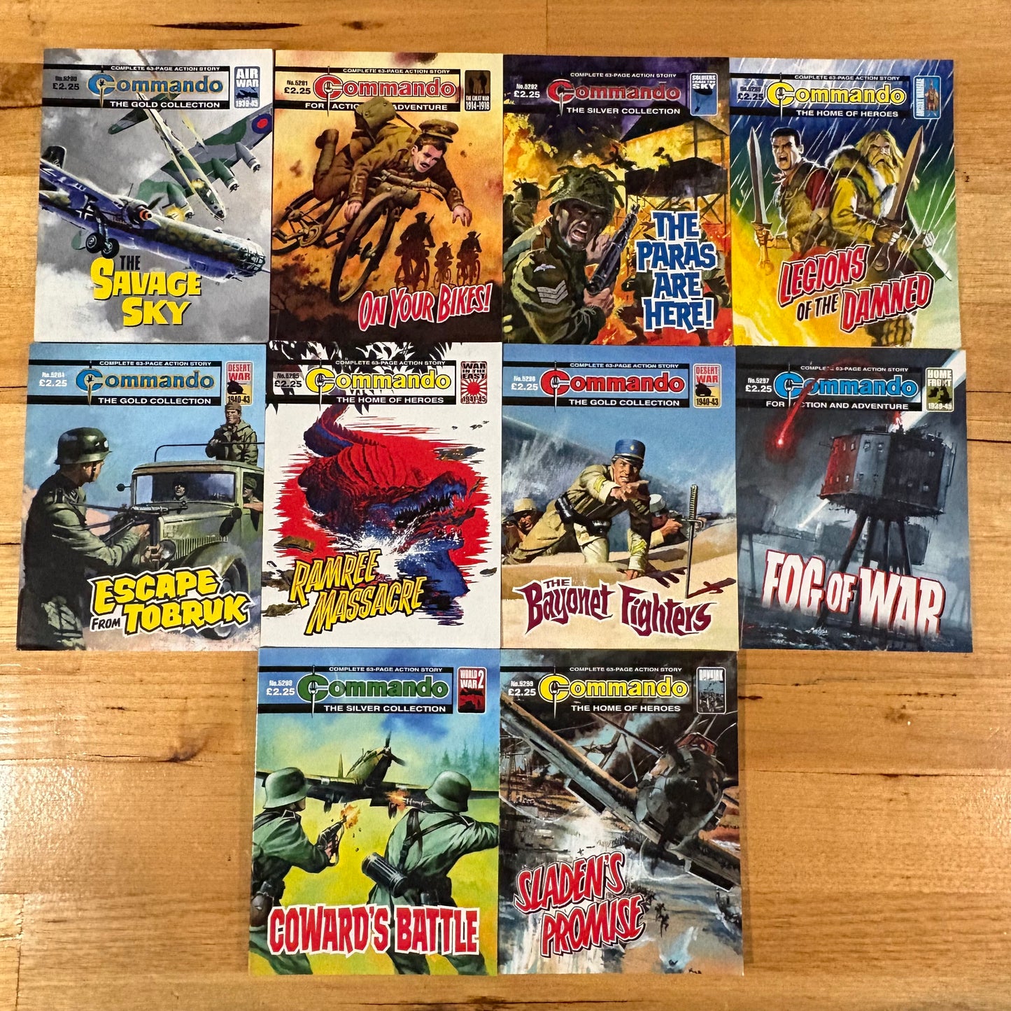 Commando War Comics x 10 Bundle Printed 2019 DC Thomson 050