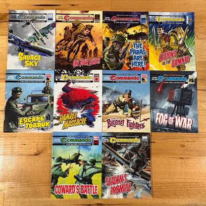 Commando War Comics x 10 Bundle Printed 2019 DC Thomson 050