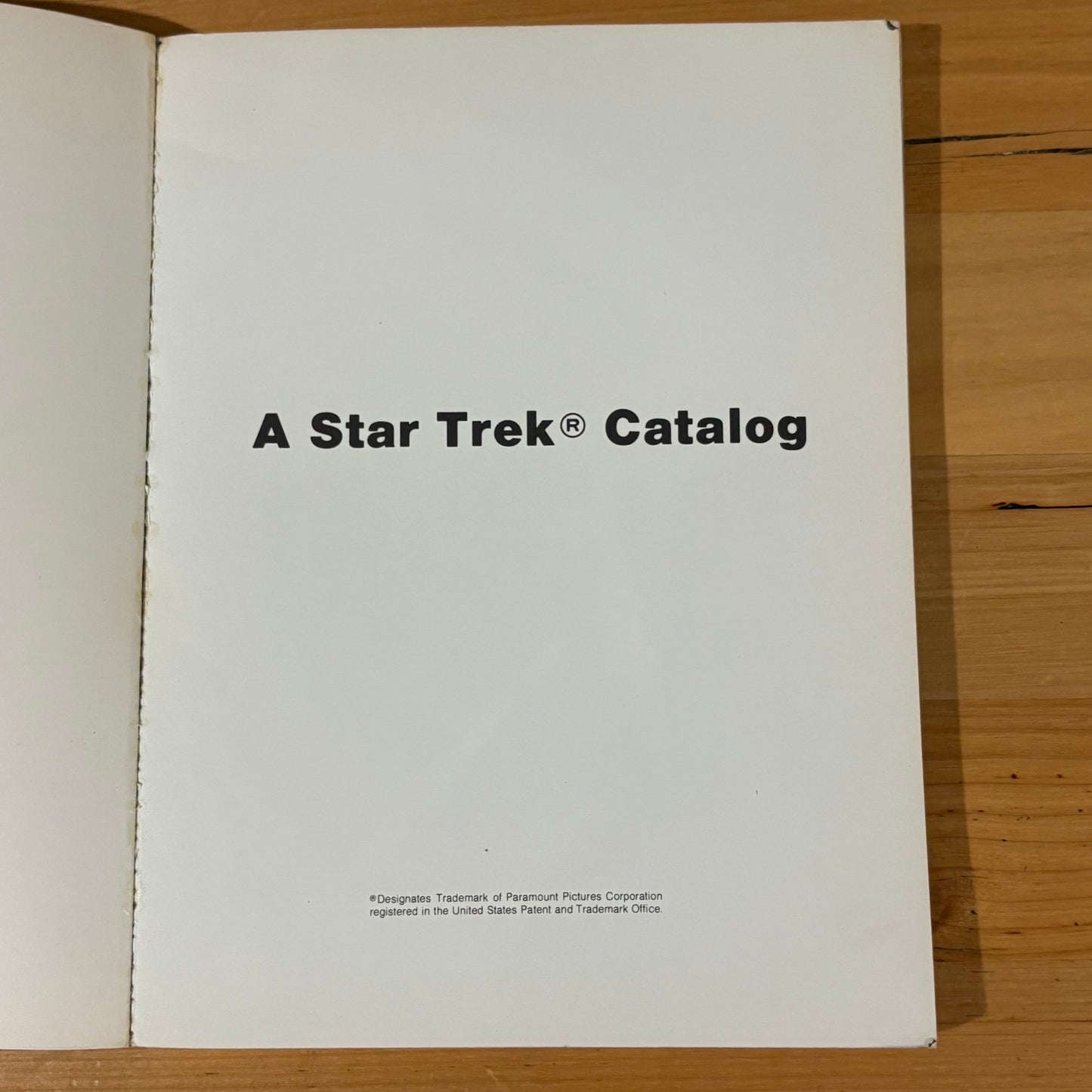 A Star Trek Catalog Vintage Paperback GD
