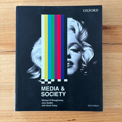 Media and Society 6th Edition Michael O'Shaunessy Paperback GD