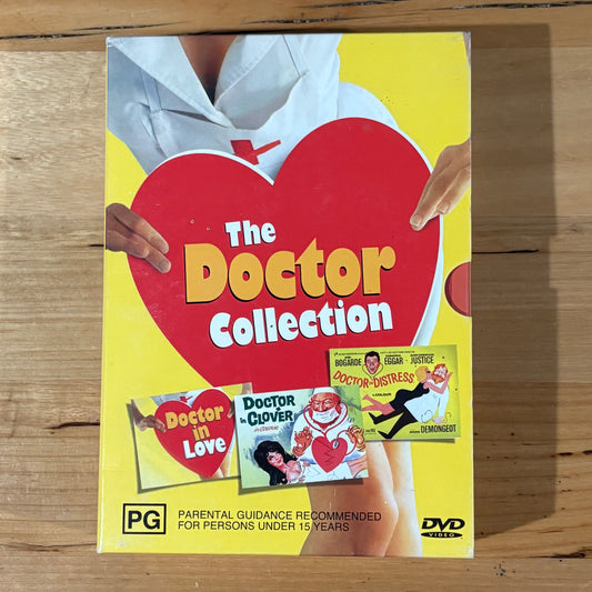 The Doctor Collection DVD Box-Set Classic British Comedy 3-Disc PAL 4 VGC