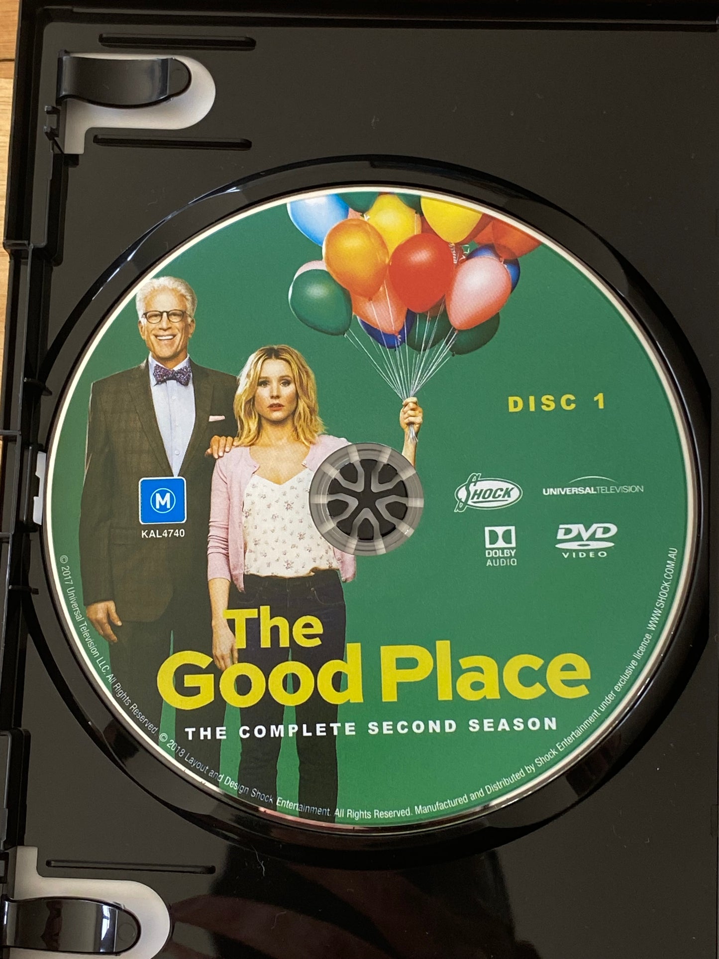 The Good Place Season 2 DVD Ted Danson Kristen Bell 3-Disc PAL 4 VGC