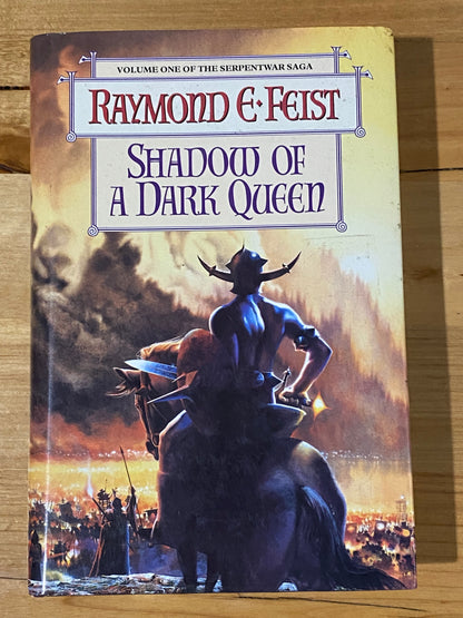 Shadow Of A Dark Queen by Raymond E. Feist Serpent War Saga Part 1 Hardcover 1994 GD