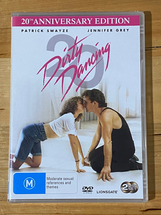 Dirty Dancing 20th Anniversary Edition DVD Swayze Grey 2-Disc Set PAL 4 New Sealed