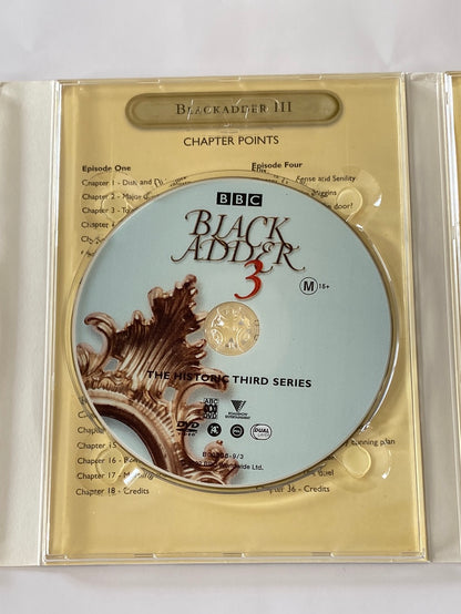 Black Adder Collectors ­Edition DVD Series 1-4 4-Disc Set PAL 4 VGC