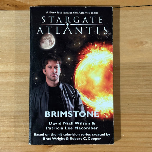 Stargate Atlantis Brimstone Wilson & Macomber Paperback Sci-Fi 2010 GD