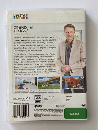 Grand Designs Australia Series 1-4 DVD Peter Maddison PAL 4 Pre-Owned VGC