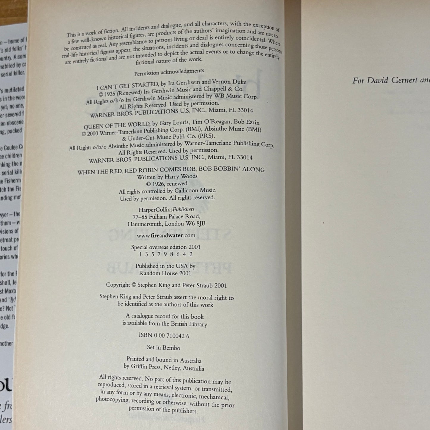 Black House by Stephen King and Peter Straub Hardcover 2001 GD