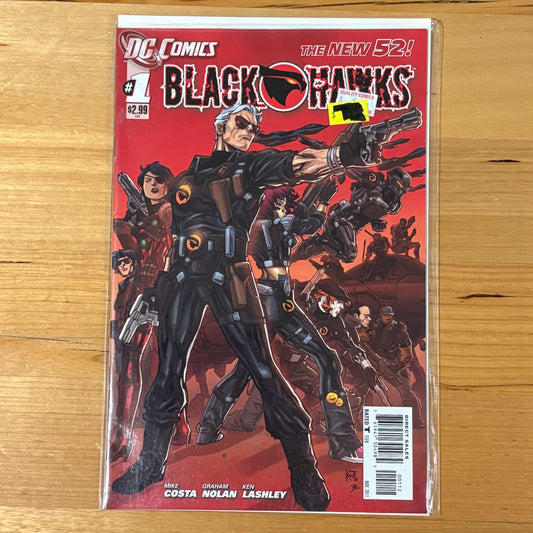 Blackhawks (2011) #1 2nd Printing Ken Lashley Cover