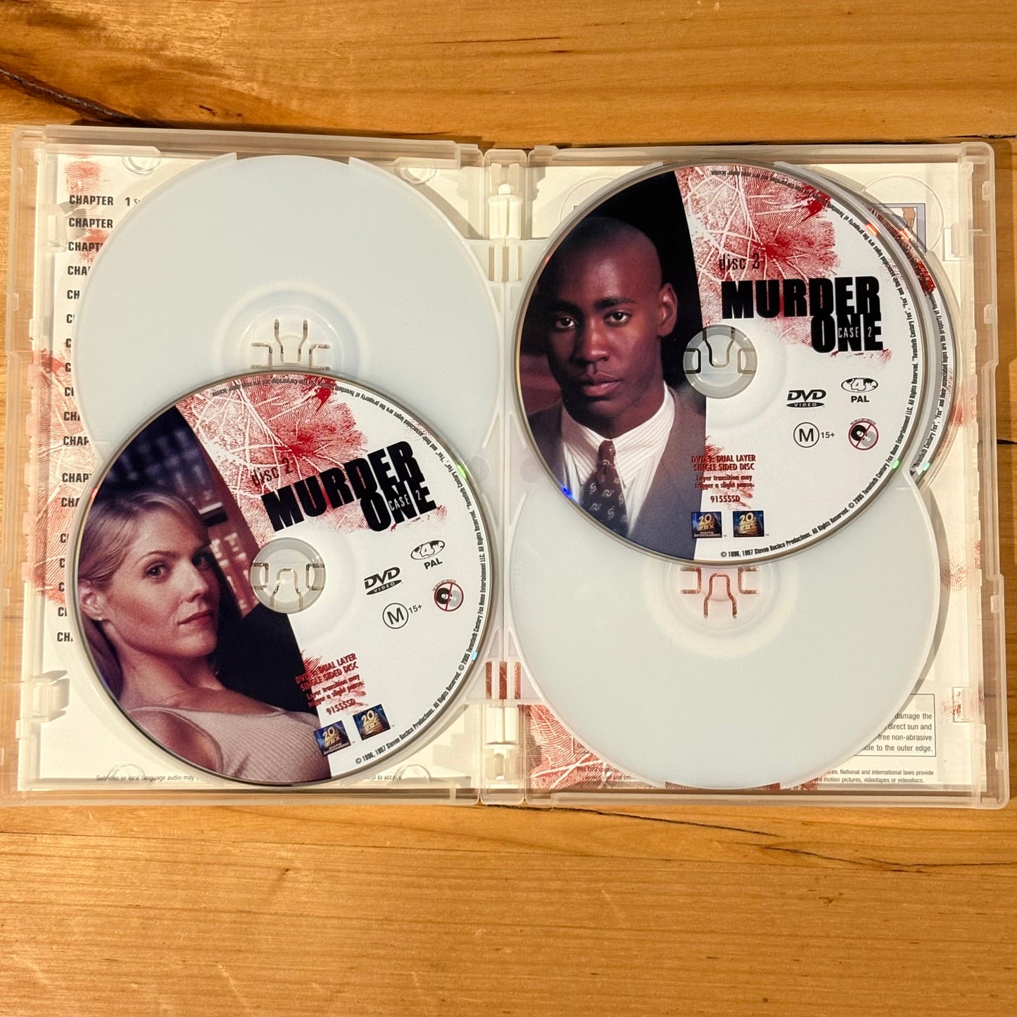 Murder One Cases 1 and 2 DVD US Drama Steven Bochco PAL 4 VGC