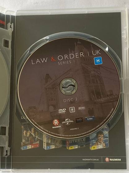 Law & Order UK Series 1 & 5 DVD ITV British Crime Drama 2-Disc Sets PAL 4 VGC