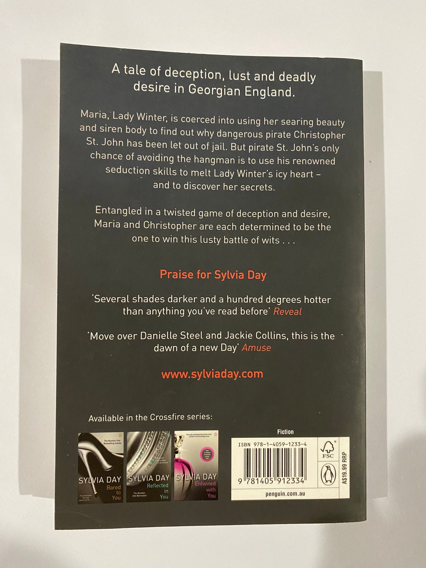 The Georgian Series by Sylvia Day 4-Book Bundle Paperback VGC