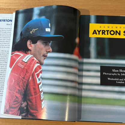 Remembering Ayrton Senna by Alan Henry Hardcover GD