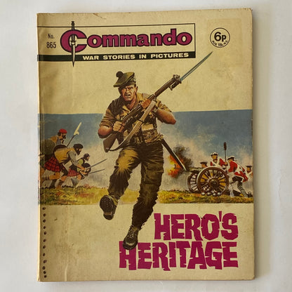 Commando War Comic #865 Hero’s Heritage 1974