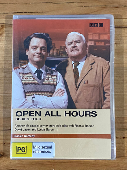 Open All Hours Series 4 DVD Ronnie Barker David Jason PAL 4 New Sealed