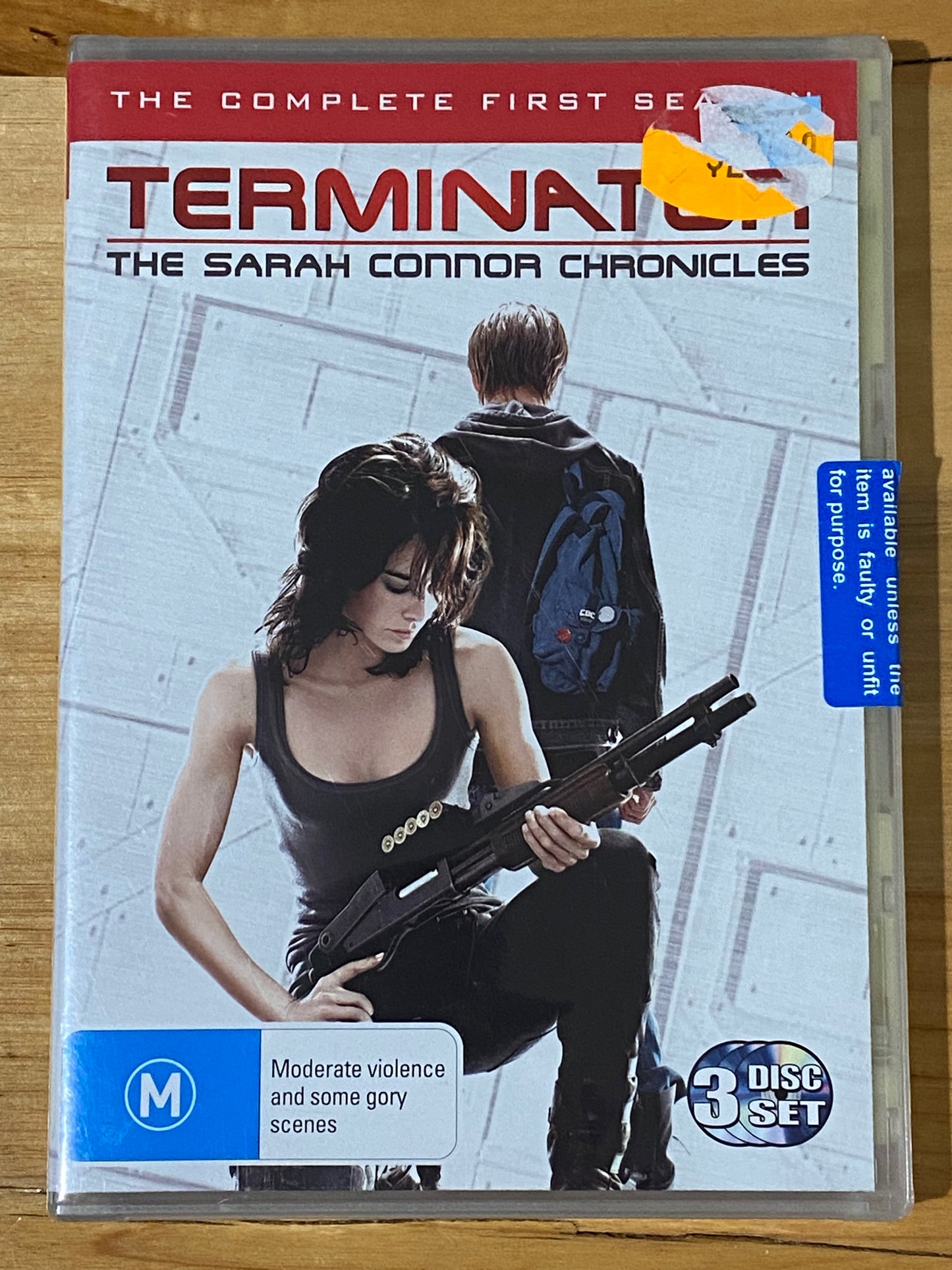 Terminator The Sarah Connor Chronicles Complete First Season DVD 3-Disc PAL 4 New Sealed