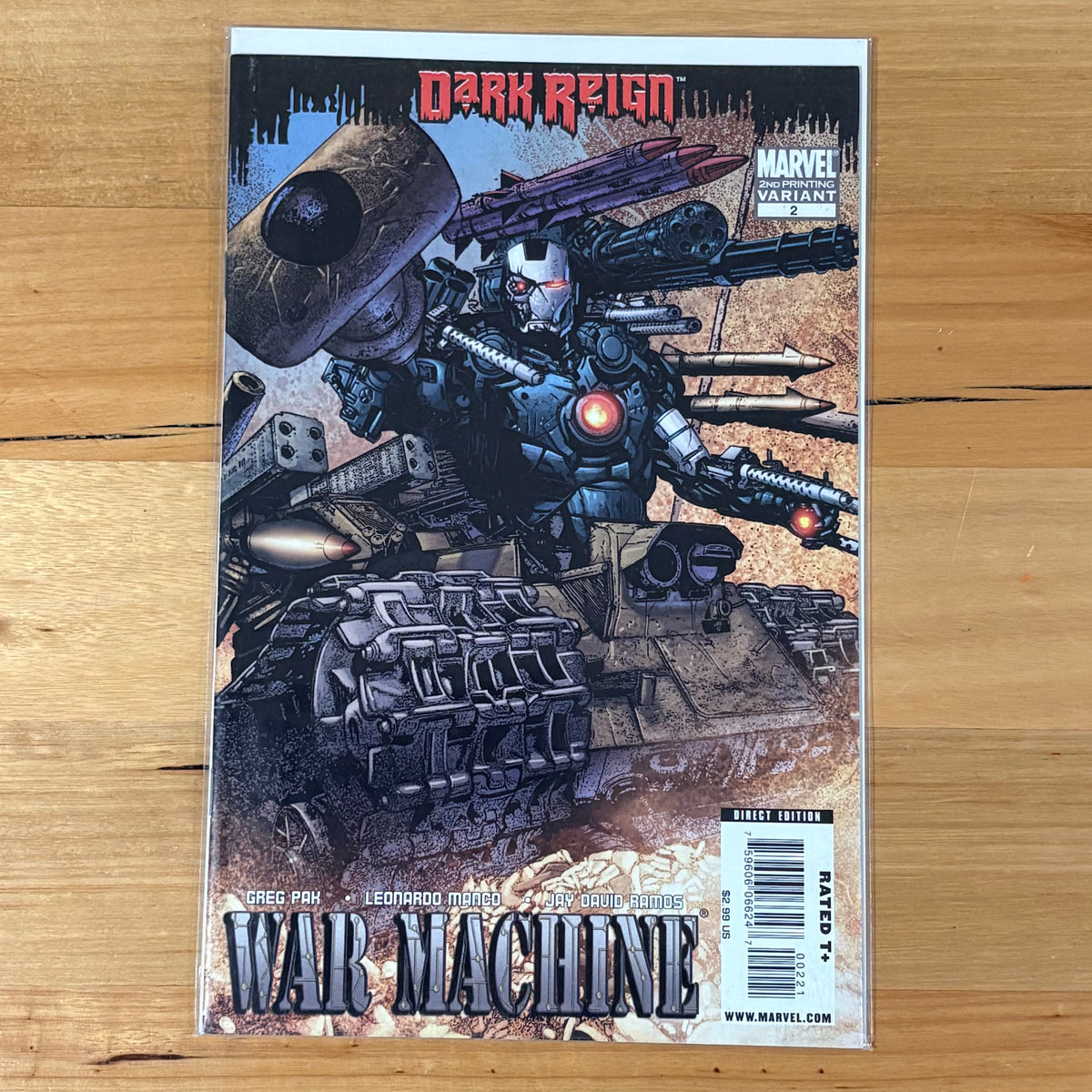 War Machine (2009) #2 Leonardo Manco Second Printing Variant