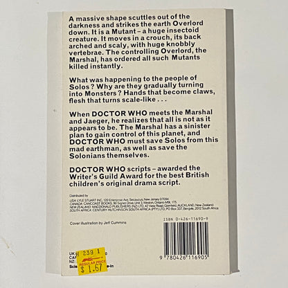 Doctor Who Paperback Novel Bundle VTG Terrance Dicks Target Books VGC