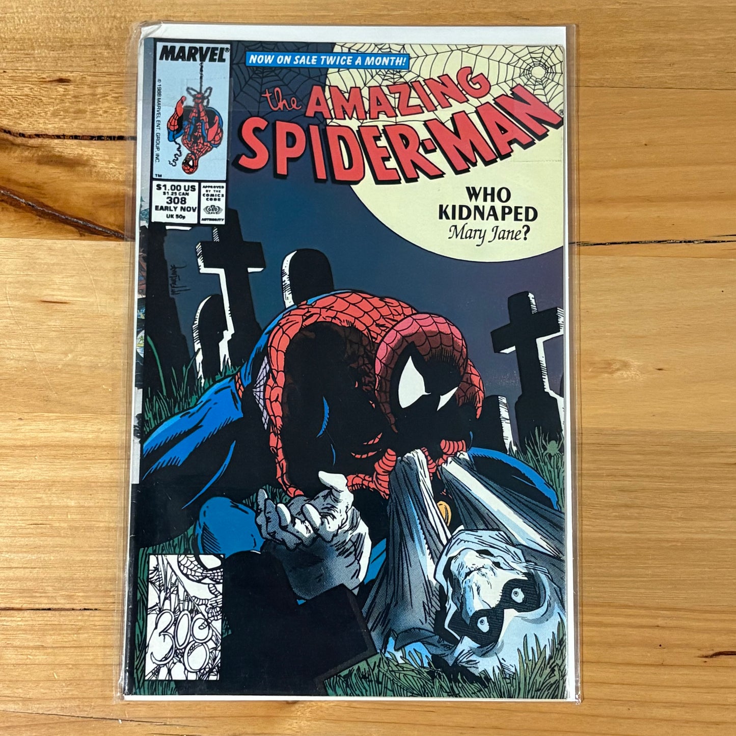 The Amazing Spider-man (1963) #308 Todd McFarlane Direct Edition (VG)