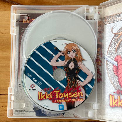Ikki Tousen Complete Collection Anime DVD 4-Disc PAL 4 VGC