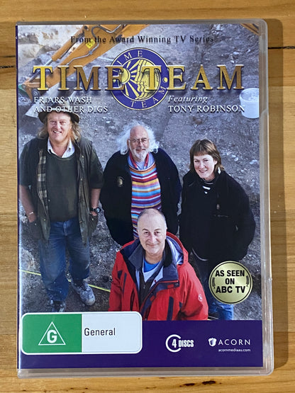 Time Team Digs Roman Britain and more DVD Bundle Tony Robinson PAL 4 VGC