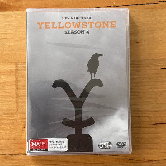 Yellowstone Seasons 1 & 4 DVD Kevin Costner 4-Disc NTSC 4 Brand New Sealed