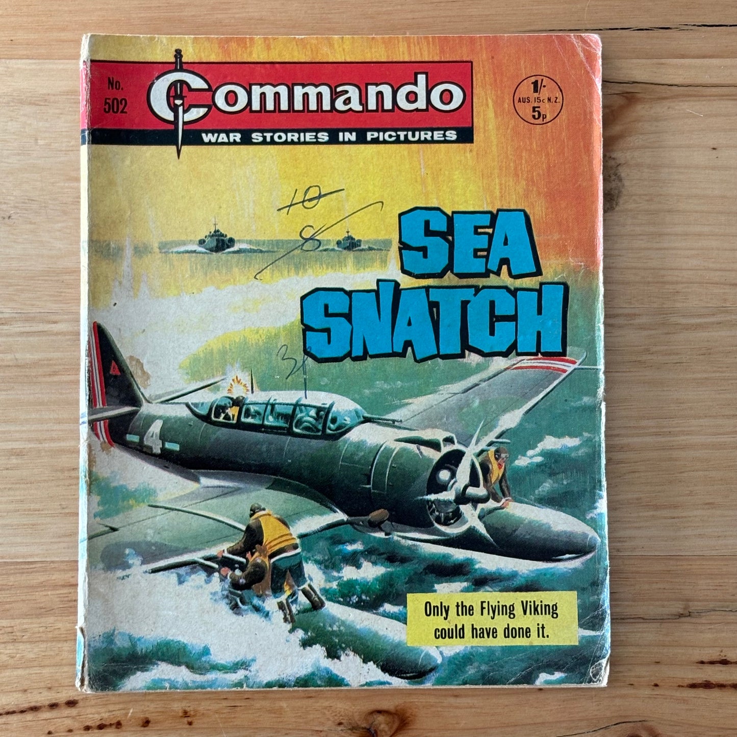 Commando War Comic #502 Sea Snatch 1970