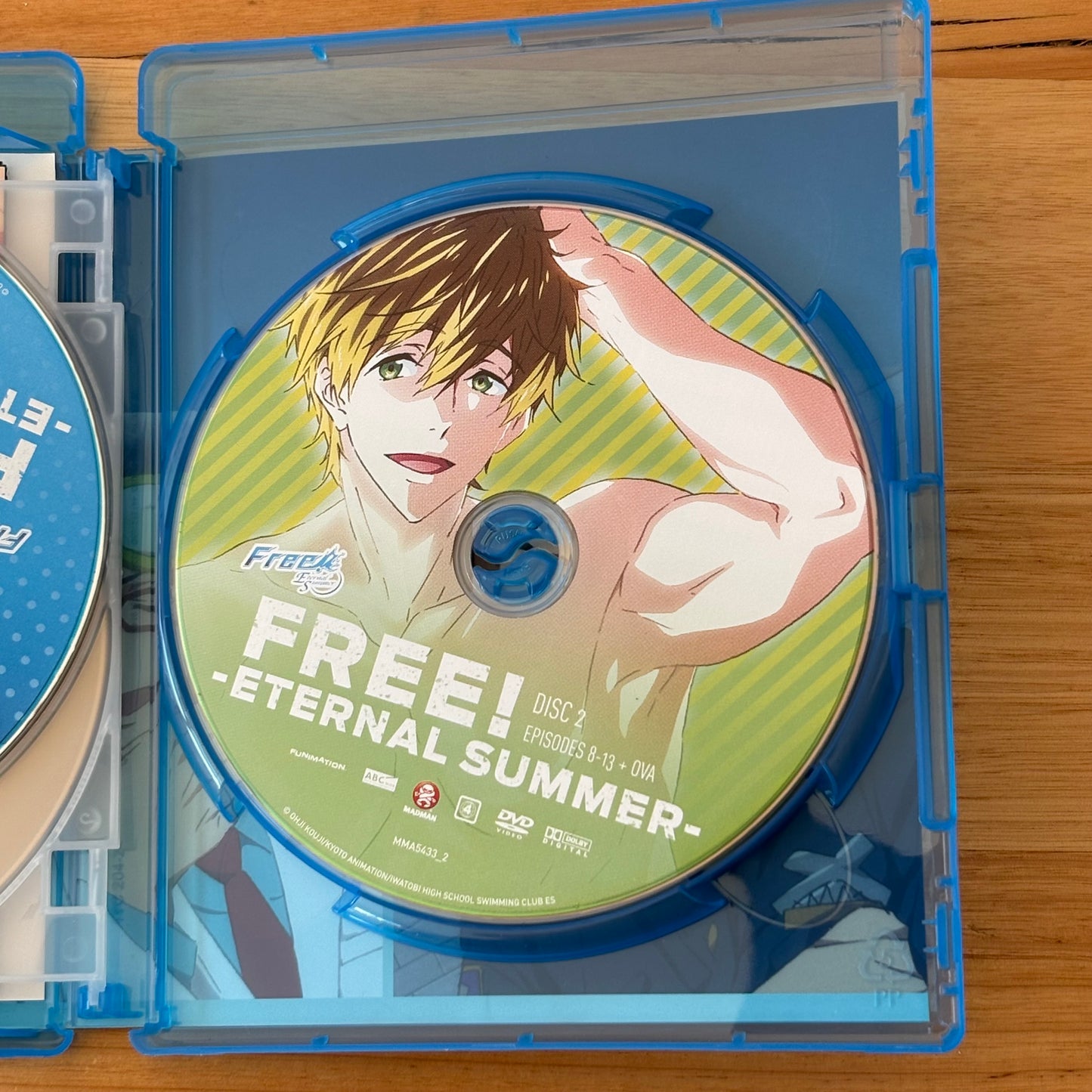 Free! Eternal Summer Limited Collector's Edition Blu-Ray Anime With Both Artbooks Reg B VGC