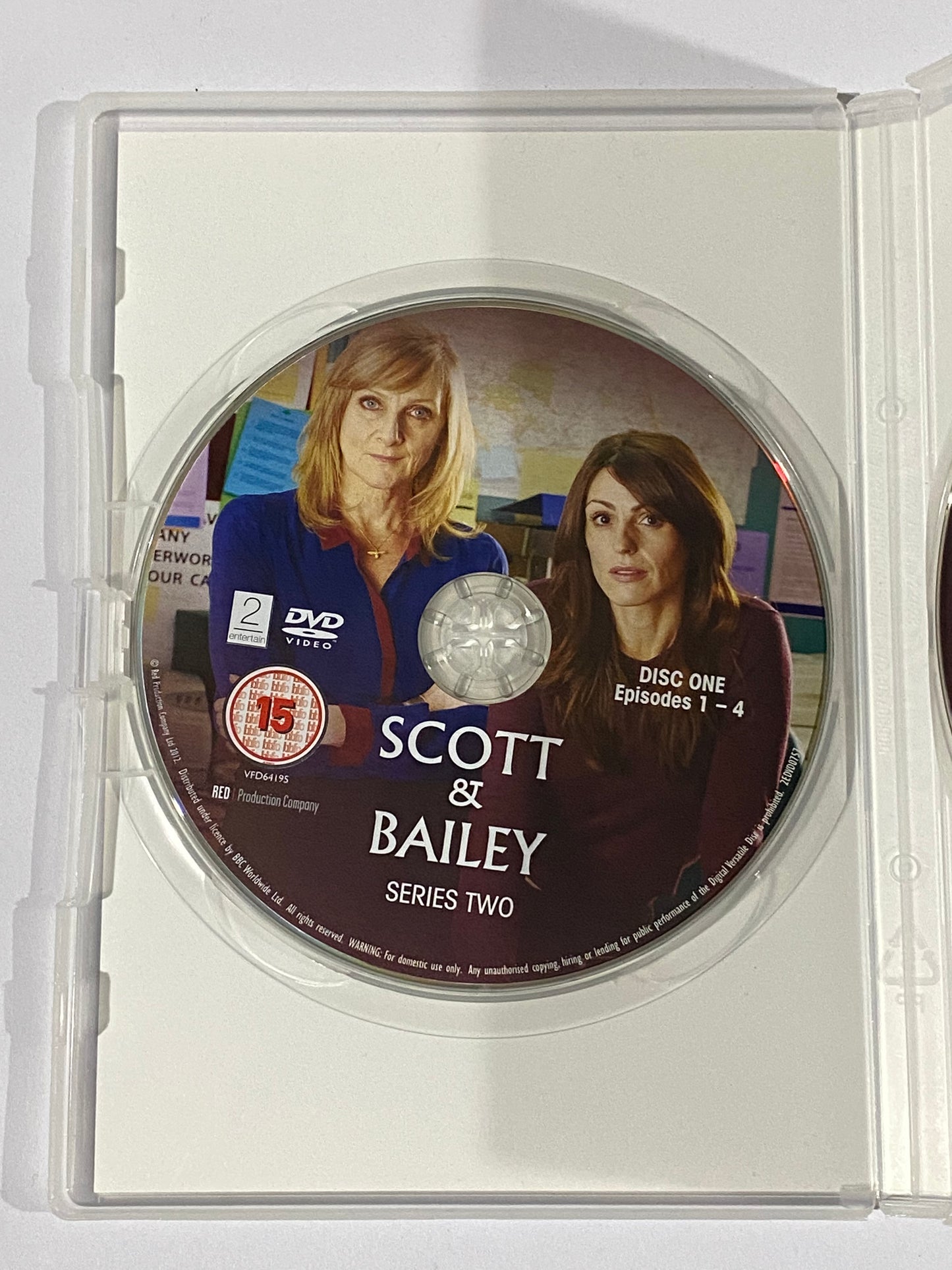 Scott & Bailey Series 2 DVD ITV Crime Drama 2-Disc Set PAL 2,4 VGC