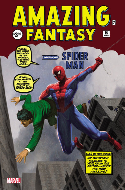 AMAZING FANTASY #15 FACSIMILE EDITION (2019) UNKNOWN COMICS ROCK-HE KIM VARIANT