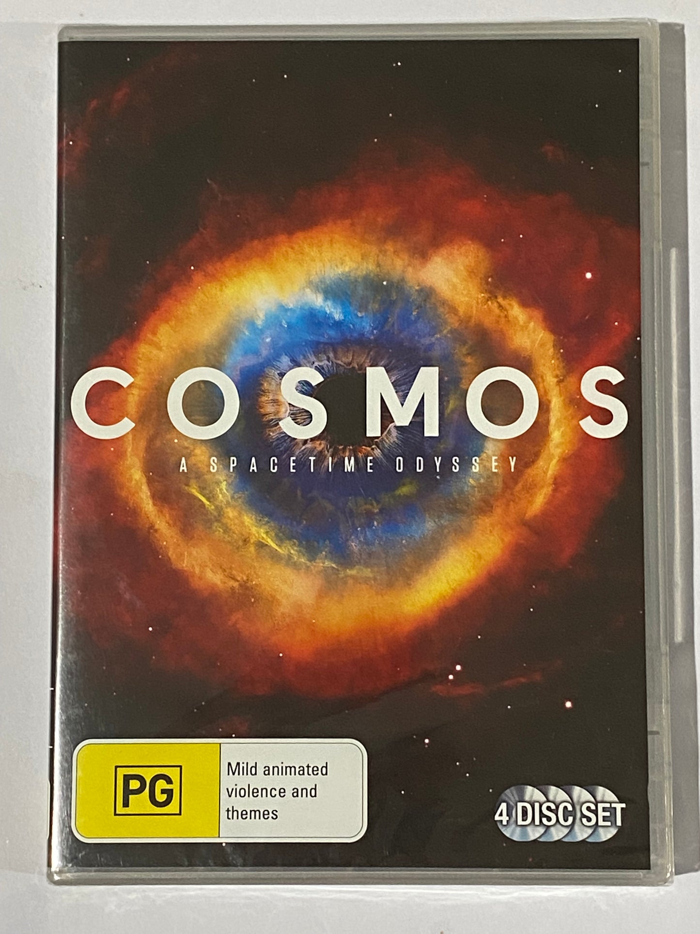 Cosmos A Spacetime Odyssey DVD Neil Degrasse Tyson 4-Disc PAL 4 Brand New Sealed