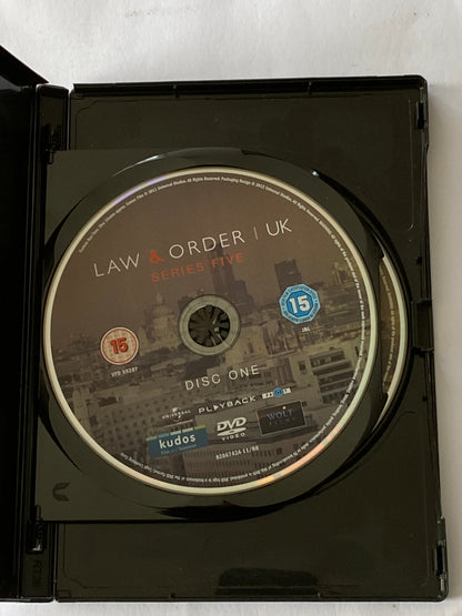 Law & Order UK Series 1 & 5 DVD ITV British Crime Drama 2-Disc Sets PAL 4 VGC