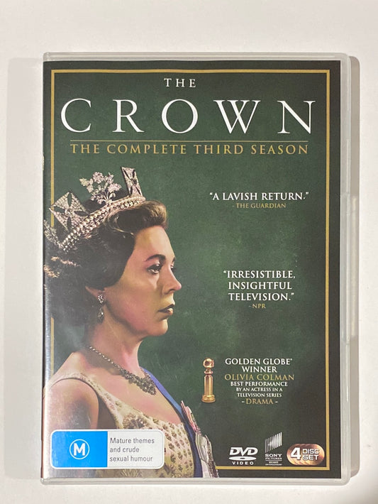 The Crown The Compete Third Season DVD 4-Disc Set VGC