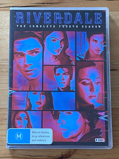 Riverdale Seasons 1-5 DVD US Drama Archie Andrews PAL 4 VGC