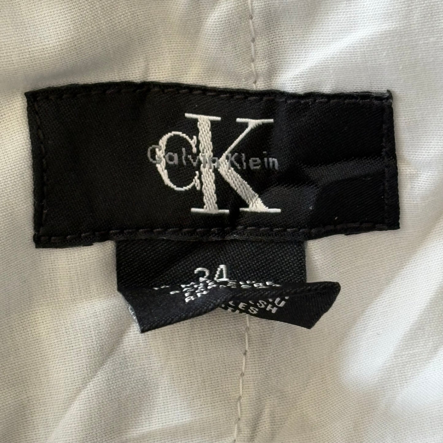 Calvin Klein Shorts Mens Size 34 Grey RN36543 Flat Front