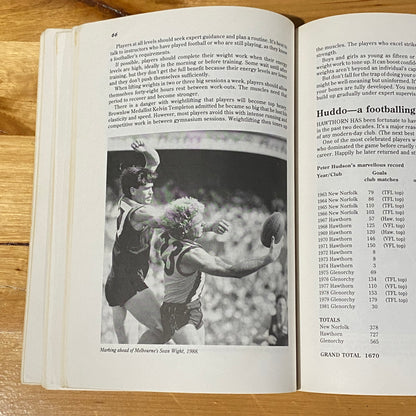 Hooked on Football An Addicts Guide Dermot Brereton AFL Footy Paperback 1990 GD