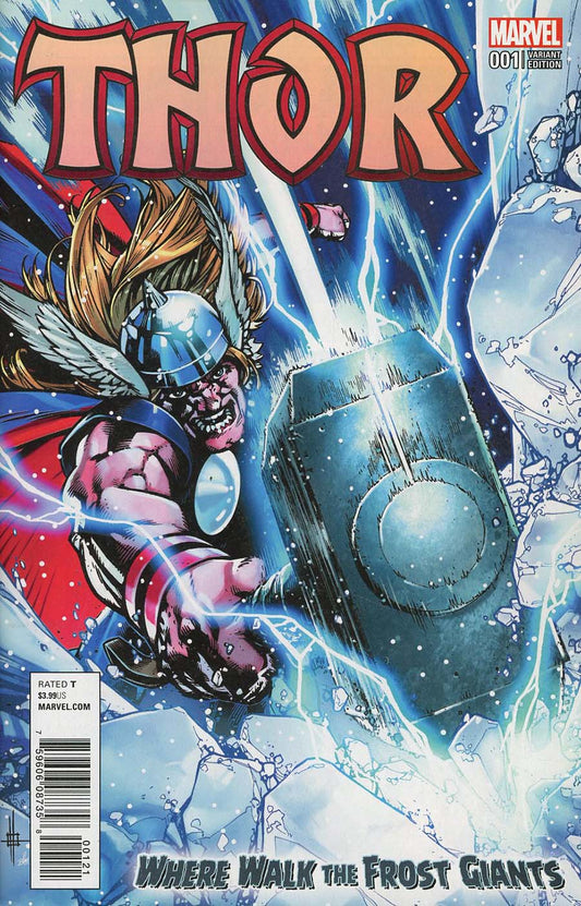 THOR: WHERE WALK THE FROST GIANTS (2018) #1 HOWARD VARIANT (NM)